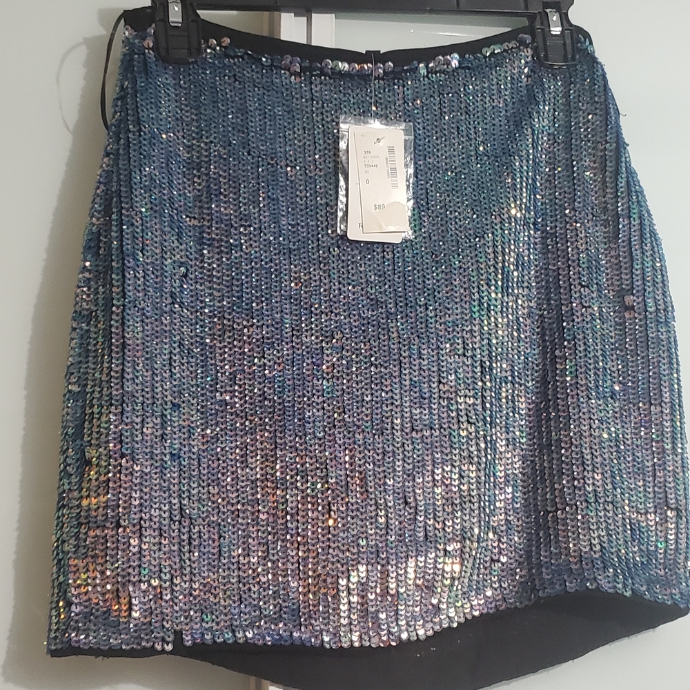 RW&Co Sz 0 BNWT Sequin Skirt